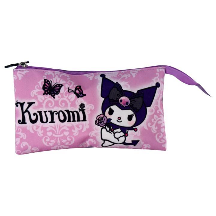Portatodo Purple Kuromi Hello Kitty triple