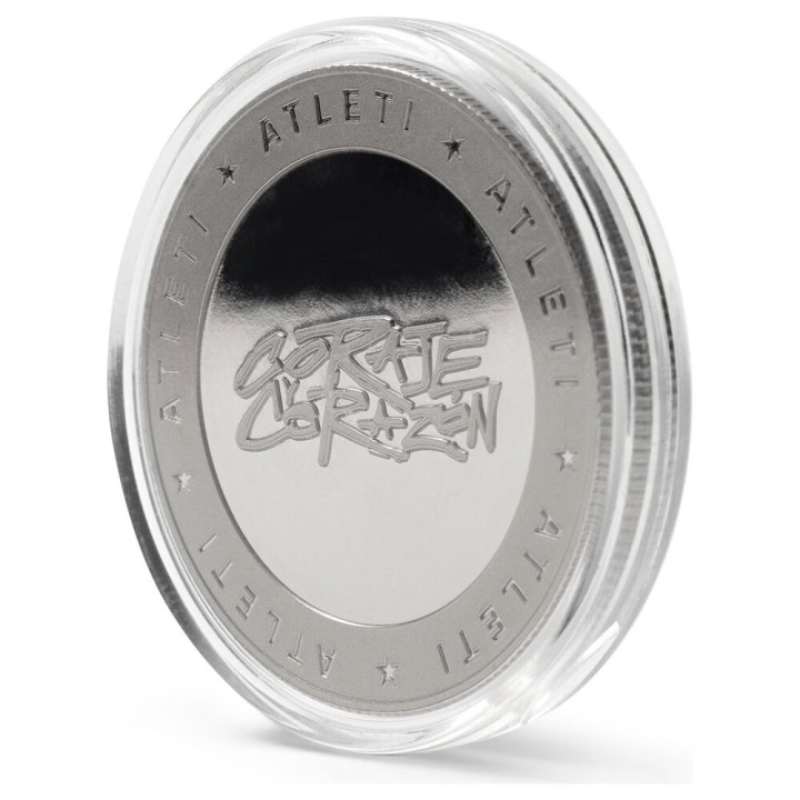 Moneda Coraje y Corazon Atletico de Madrid