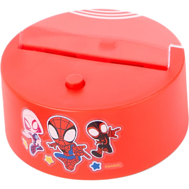 Figura para pintar luz LED Spiderman Marvel