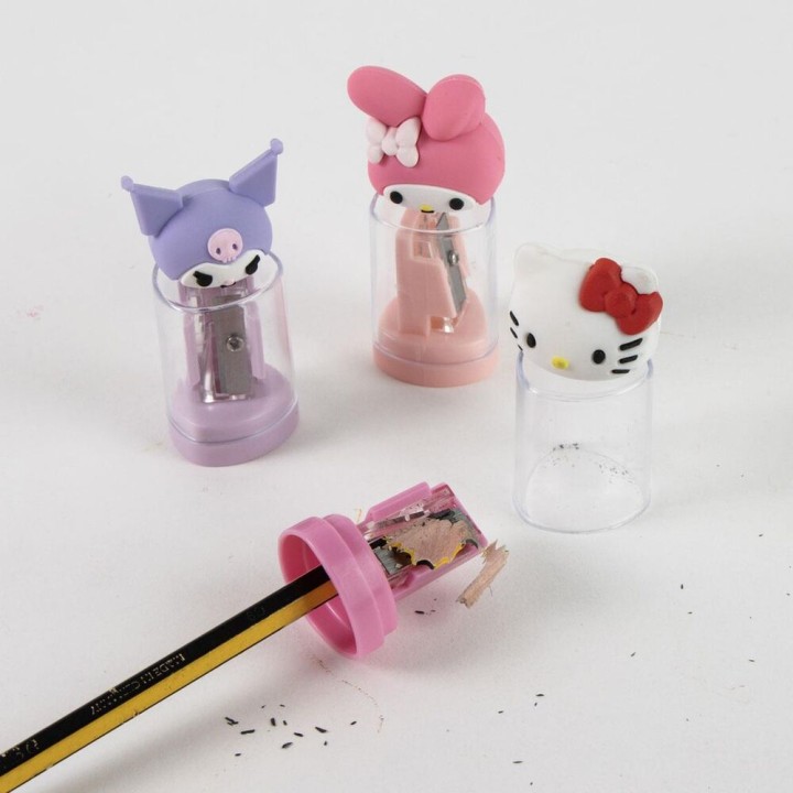 Sacapuntas contenedor Hello Kitty and Friends surtido