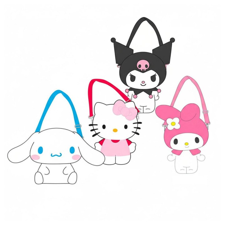 Bolso peluche Hello Kitty and Friends surtido