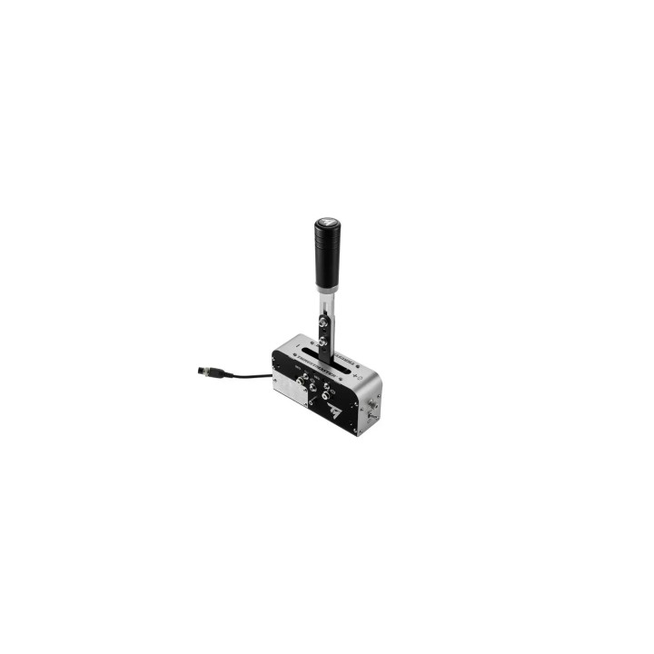 Thrustmaster 4060306 mando y volante Negro, Plata USB Freno de mano PC, PlayStation 4, PlayStation 5, Xbox One, Xbox One S,