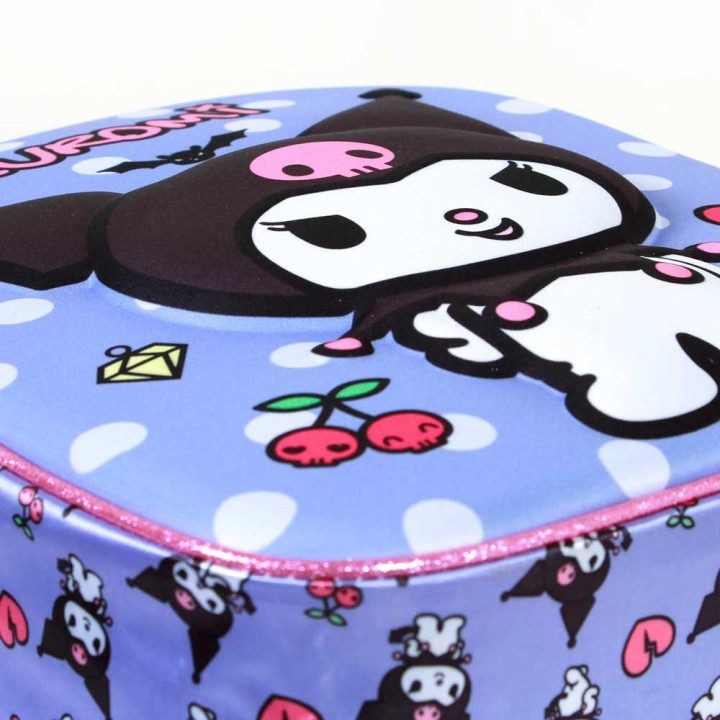 Mochila 3D Rebel Kuromi Hello Kitty and Friends 30cm