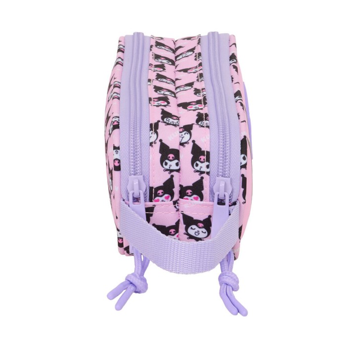 Portatodo Kuromi Hello Kitty doble
