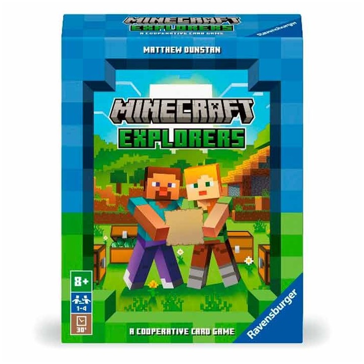 Juego cartas Explorers Minecraft español