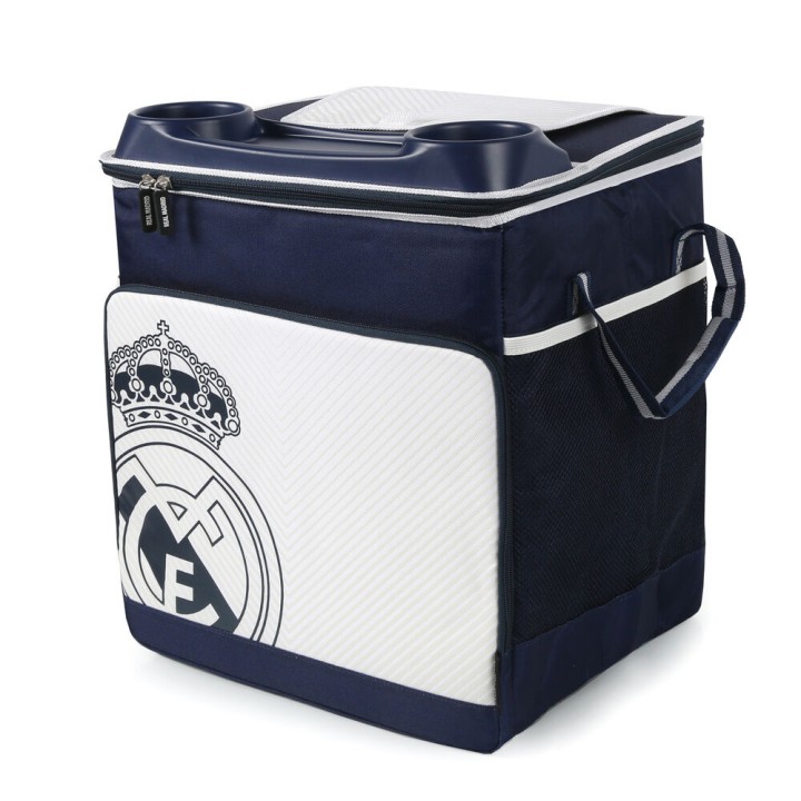Bolsa porta alimentos carrito y ruedas Real Madrid