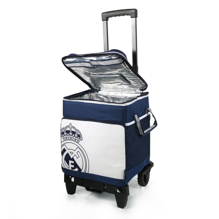 Bolsa porta alimentos carrito y ruedas Real Madrid