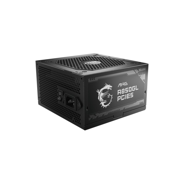 MSI MAG A850GL PCIE5 unidad de fuente de alimentación 850 W 20+4 pin ATX ATX Negro