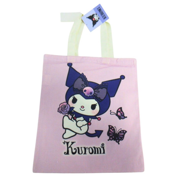 Bolsa shopping Pink Butterfly Kuromi Hello Kitty