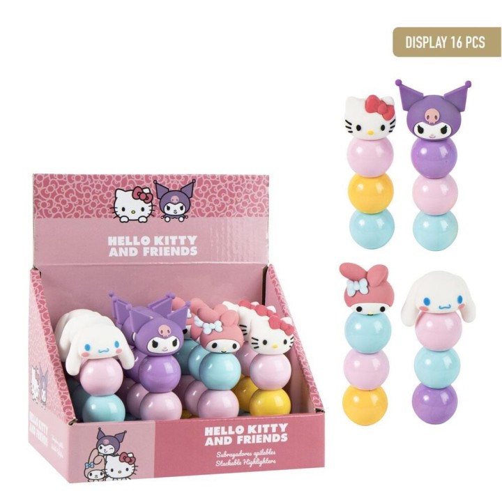 Subrayador apilable Hello Kitty surtido