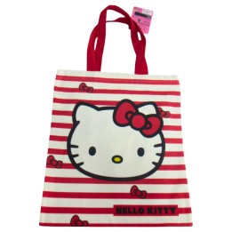 Bolsa shopping Stripes Hello Kitty