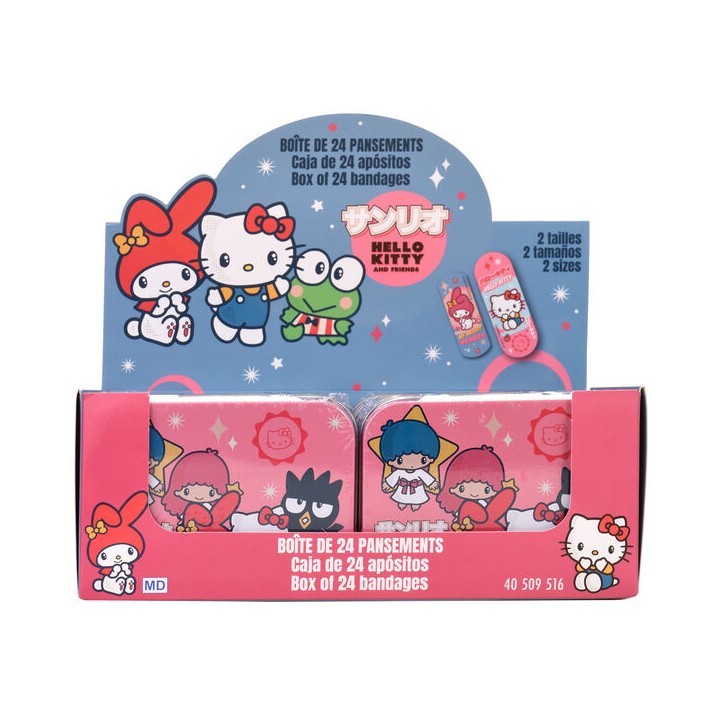 Caja Metal Tiritas Hello Kitty & Friends