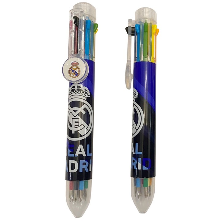 Boligrafo 8 Colores Real Madrid