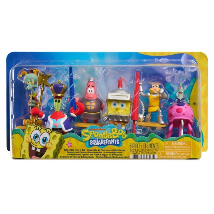 Blister 5 figuras Bob Esponja surtido
