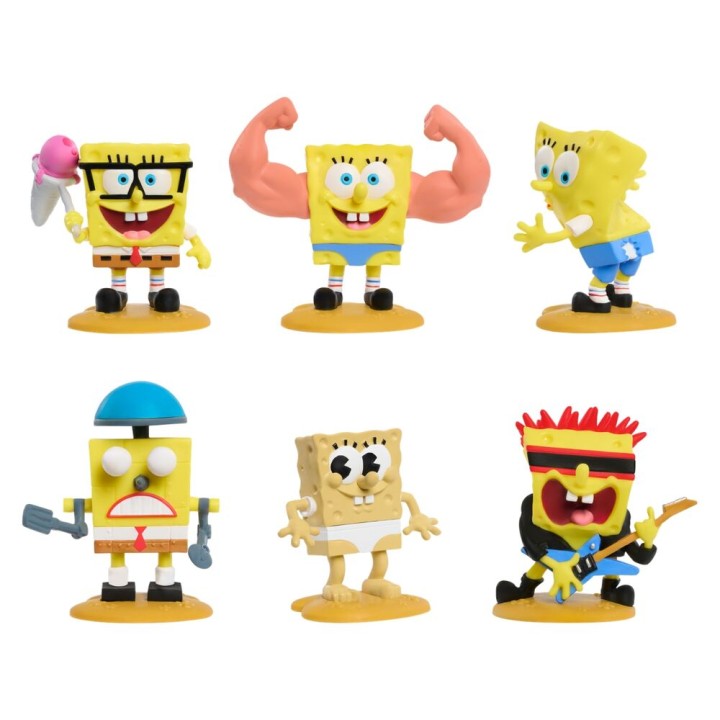Blister 5 figuras Bob Esponja surtido