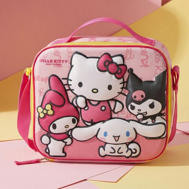 Bolsa portameriendas 3D Hello Kitty and Friends