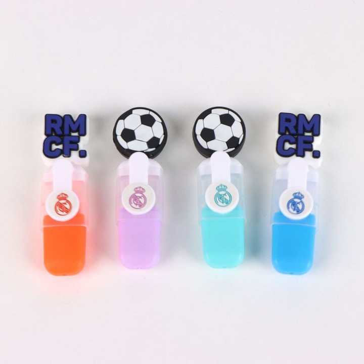 Estuche 4 subrayadores Real Madrid surtido