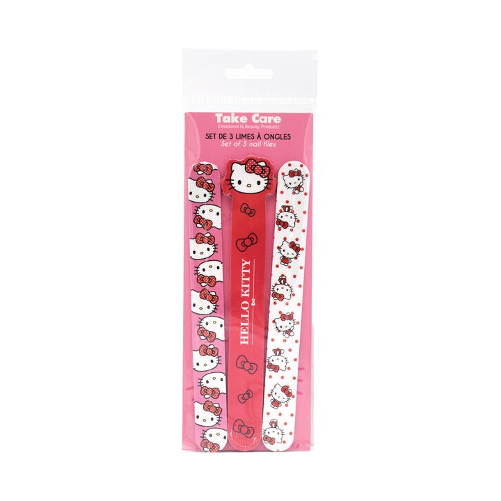 Set 3 Limas de Uñas Hello Kitty