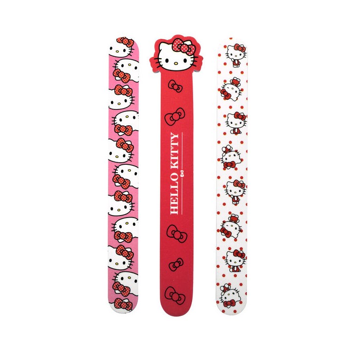 Set 3 Limas de Uñas Hello Kitty