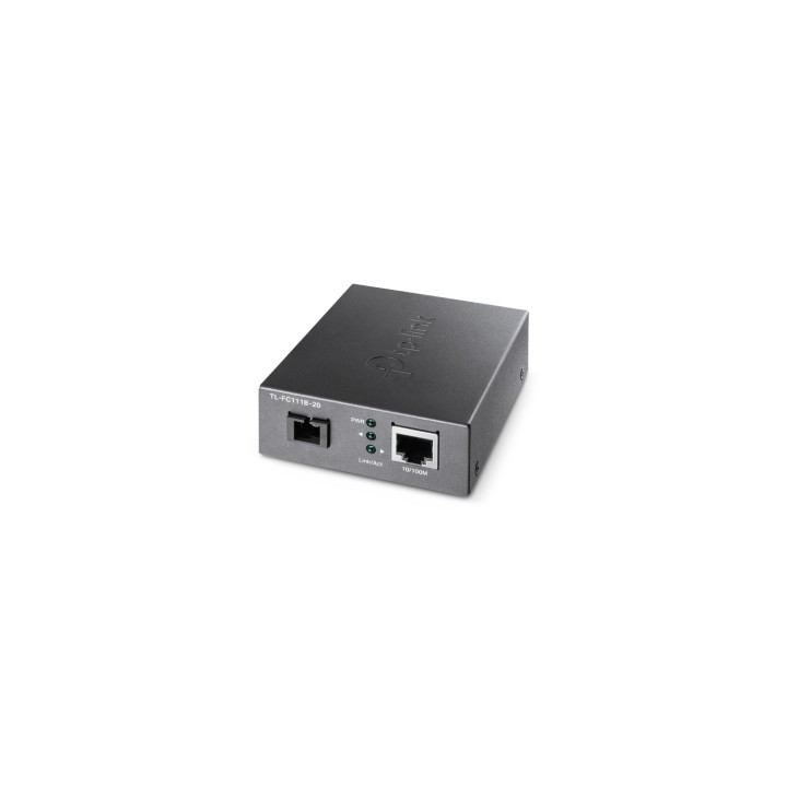 TP-LINK convertidor de medio 100 Mbit/s Monomodo Negro