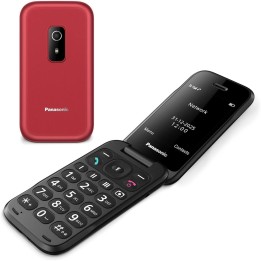 Panasonic KX-TF600EXR Teléfono Móvil Senior Rojo