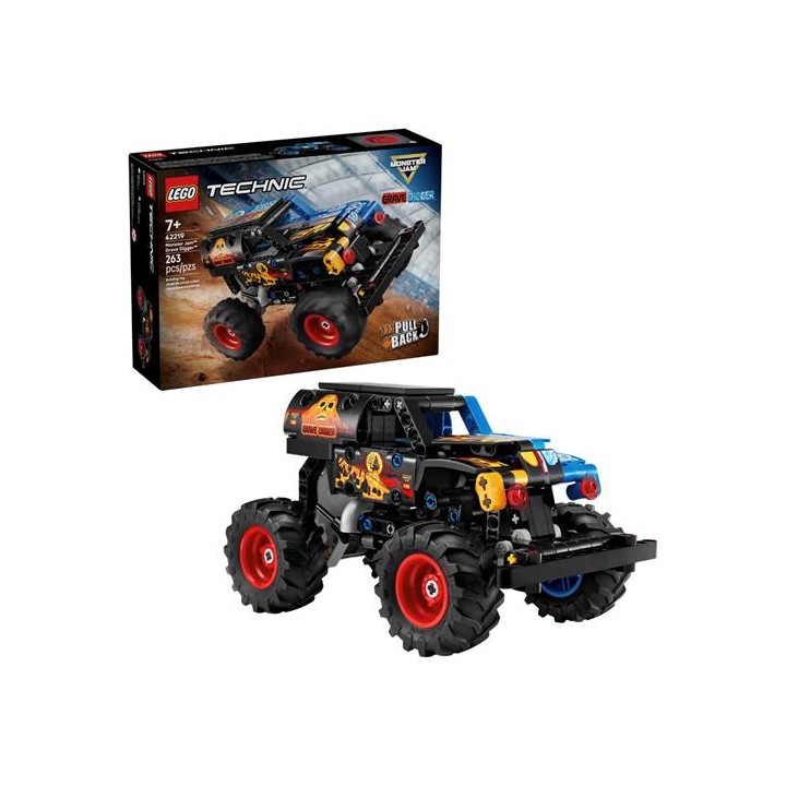 LEGO 42219 Monster Jam Grave Digger Fuego y Hielo