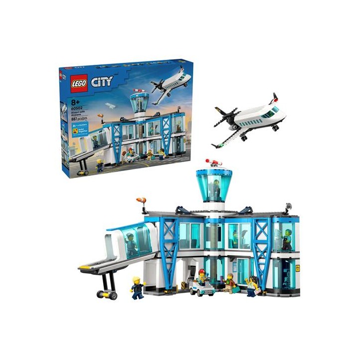 LEGO 60502 Aeropuerto con Avión