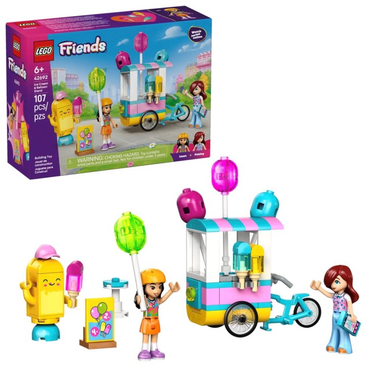 LEGO 42692 Puesto de Helados y Globos