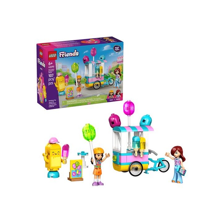 LEGO 42692 Puesto de Helados y Globos
