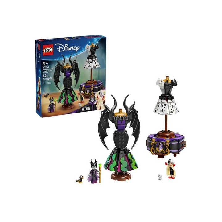 LEGO 43262 Trajes de Maléfica y Cruella de Vil