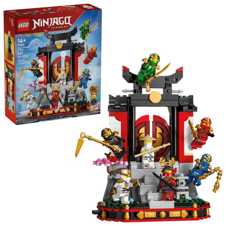 LEGO 71866 Exposición de Personajes Ninja: 15 Aniversario