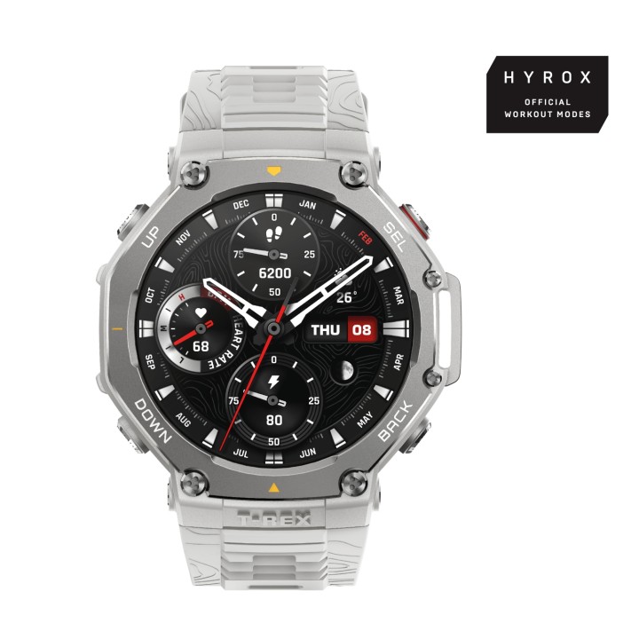 Amazfit T-Rex 3 3,81 cm (1.5") AMOLED Digital 480 x 480 Pixeles Pantalla táctil Acero inoxidable GPS (satélite)