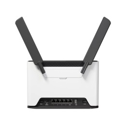 Mikrotik Chateau LTE7 ax router inalámbrico Gigabit Ethernet Doble banda (2,4 GHz / 5 GHz) 4G Negro, Blanco