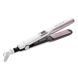Rowenta Premium Care Liss & Curl SF7660 - Plancha de pelo alisadora y rizadora, Keratin