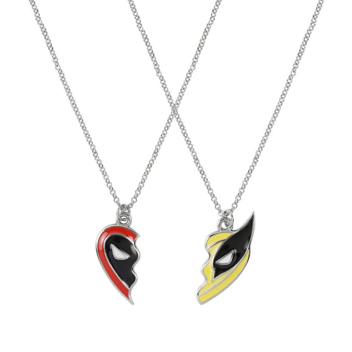 Set 2 Colgantes Deadpool & Wolverine Marvel