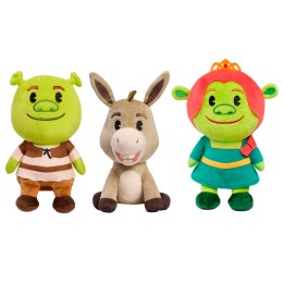 Peluche Shrek, Fiona y Asno Sherk 17cm surtido