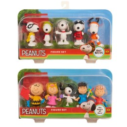 Blister 5 figuras Snoopy Peanuts surtido