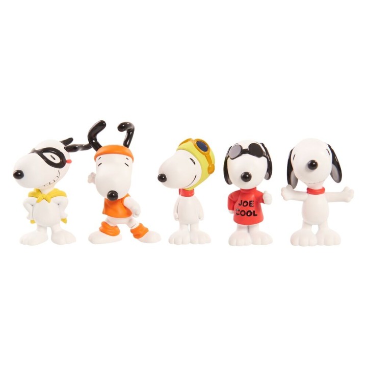 Blister 5 figuras Snoopy Peanuts surtido