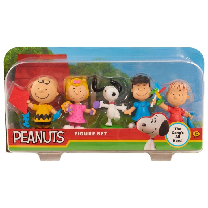 Blister 5 figuras Snoopy Peanuts surtido