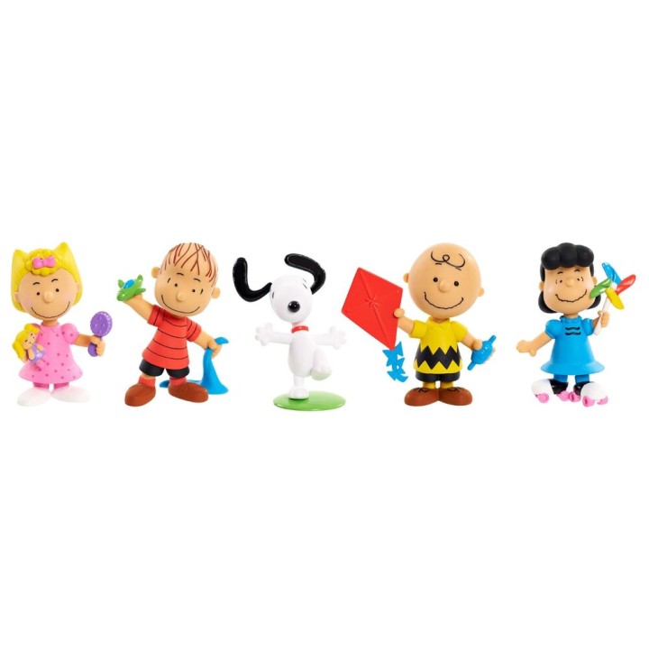 Blister 5 figuras Snoopy Peanuts surtido