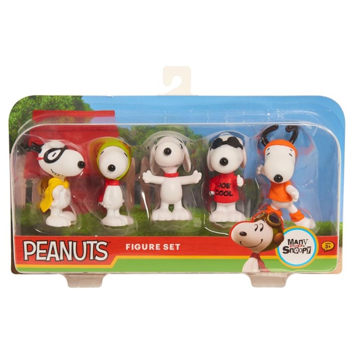 Blister 5 figuras Snoopy Peanuts surtido