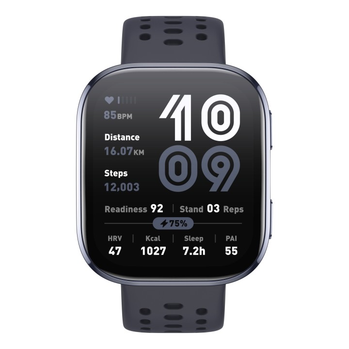 Amazfit Bip 6 Black 5 cm (1.97") AMOLED Digital 390 x 450 Pixeles Pantalla táctil Negro GPS (satélite)