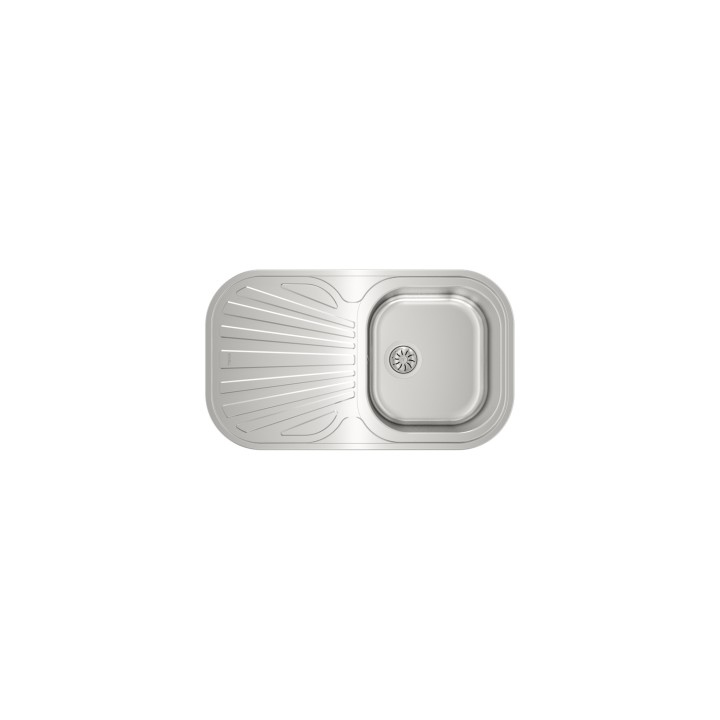 Teka Stylo 1C 1E Lavabo sobre-encimera Rectangular Acero inoxidable
