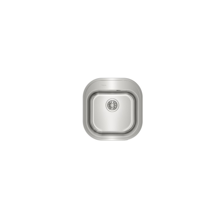 Teka Stylo 1C Lavabo sobre-encimera Plaza Acero inoxidable