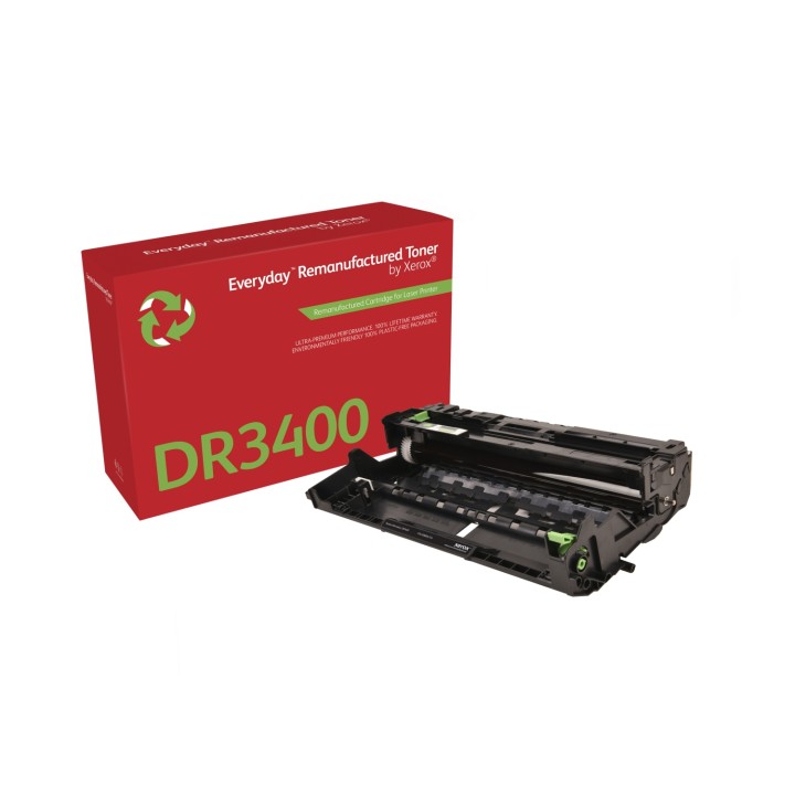 Xerox Unidad de imagen Everyday™ Mono remanufacturada de es compatible con Brother DR3400, Capacidad estándar