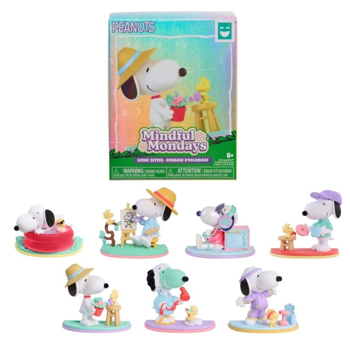 Figura escenario sorpresa Snoopy Peanuts surtido