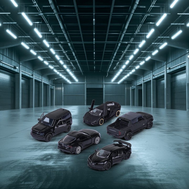 Set 5 coches Negros