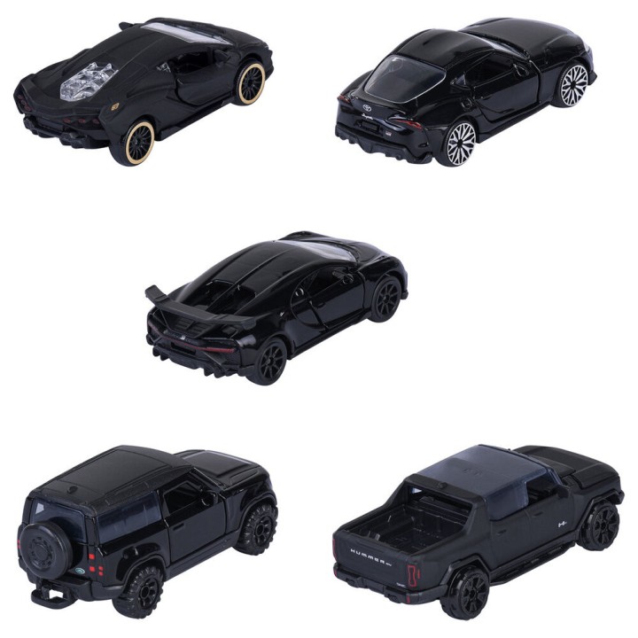 Set 5 coches Negros