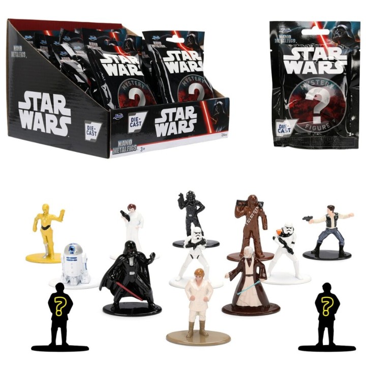 Figura sobre sorpresa metalfigs Star Wars 4cm surtido