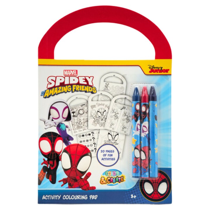 Set actividades y colorear Spiderman Marvel surtido